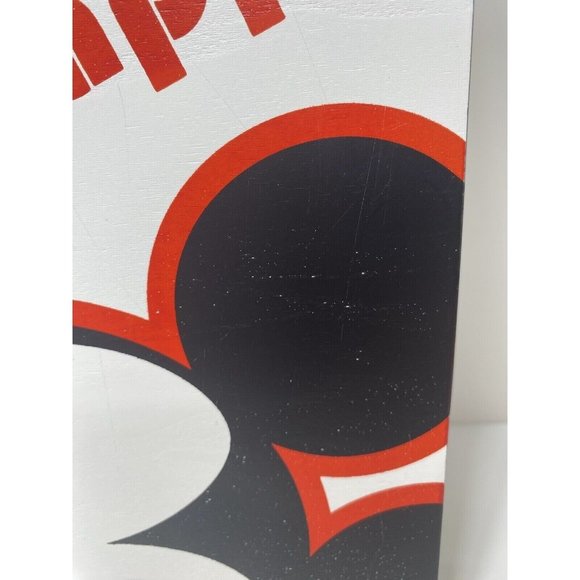 Hallmark Disney Mickey Mouse "Fill Your Space With Happy" Wooden Quote Sign, New - Picture 4 of 11
